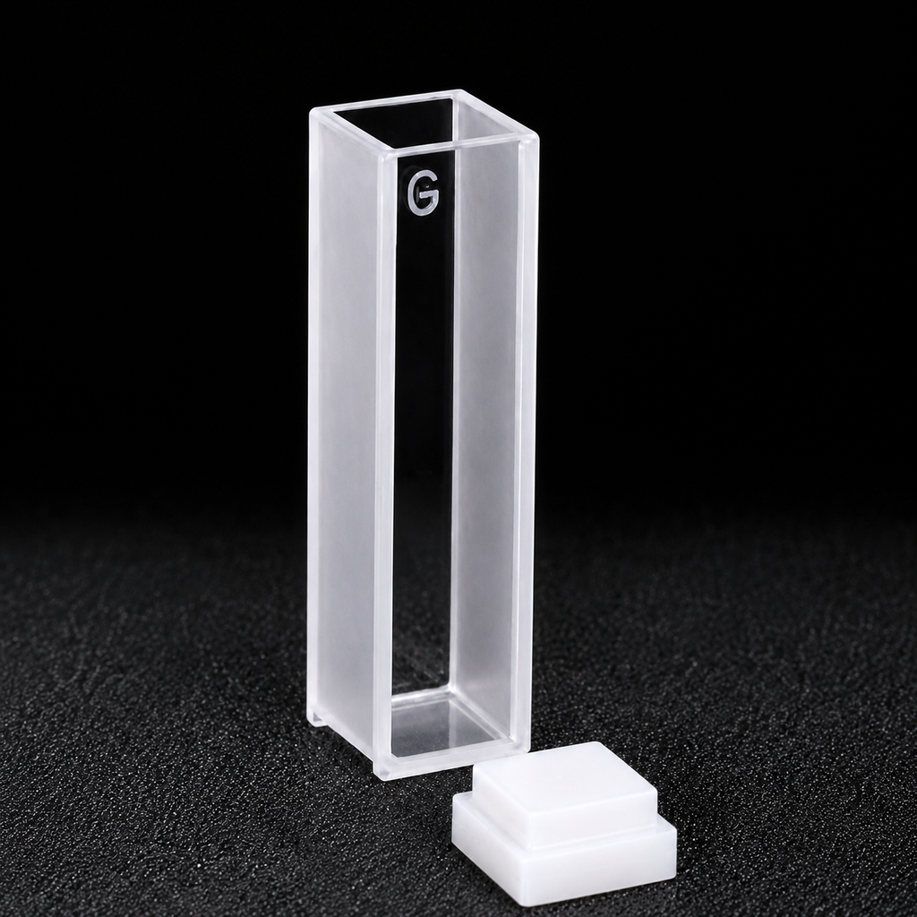 [G11010] Optical Glass Cuvette with Lid - G11010