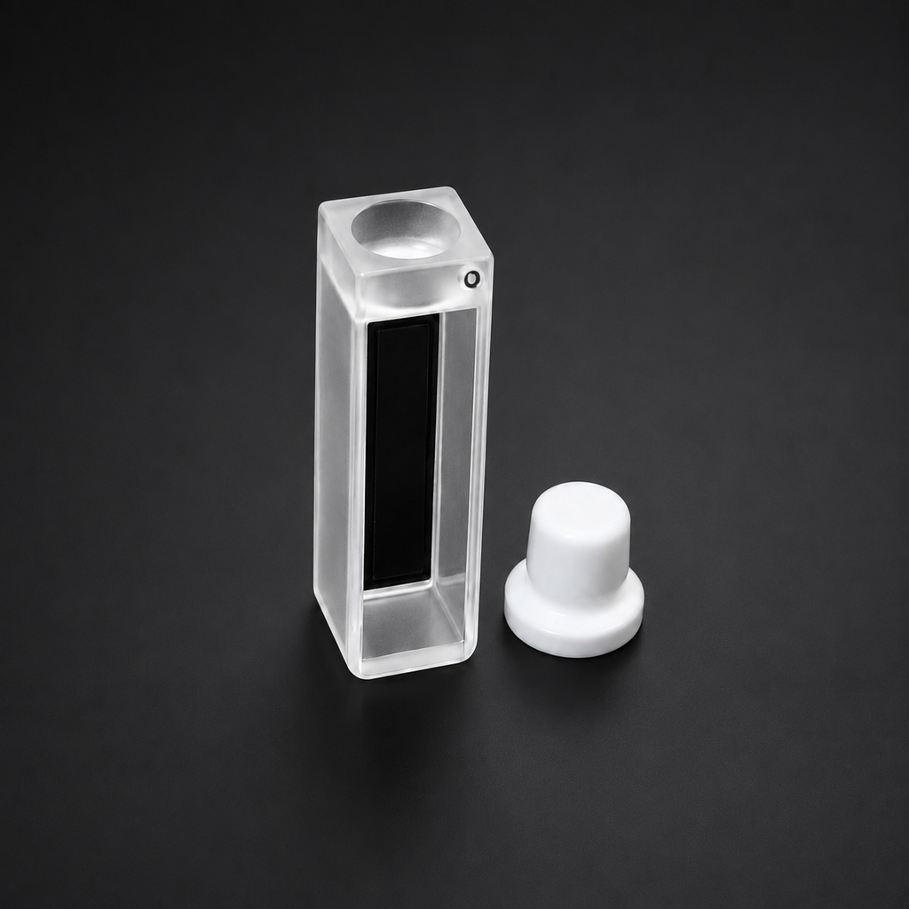 [Q12010] Standard Spectrophotometer Cuvette with Stopper - Q12010