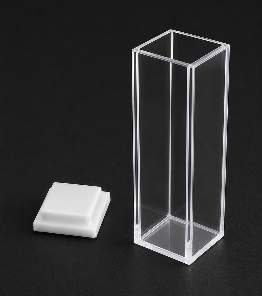 [Q21010] Quartz Fluorometer Cuvette with Lid - Q21010